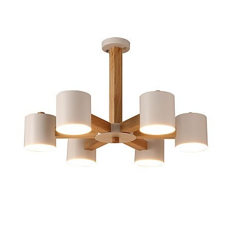 Luster so 6 svetlami Moderné Súčasné Tradičné Klasické Vintage Vidiecke Drevo Funkcia dreva Luster so 6 svetlami Moderné Súčasné Tradičné Klasické Vintage Vidiecke Drevo Funkcia dreva