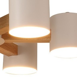 Luster so 6 svetlami Moderné Súčasné Tradičné Klasické Vintage Vidiecke Drevo Funkcia dreva