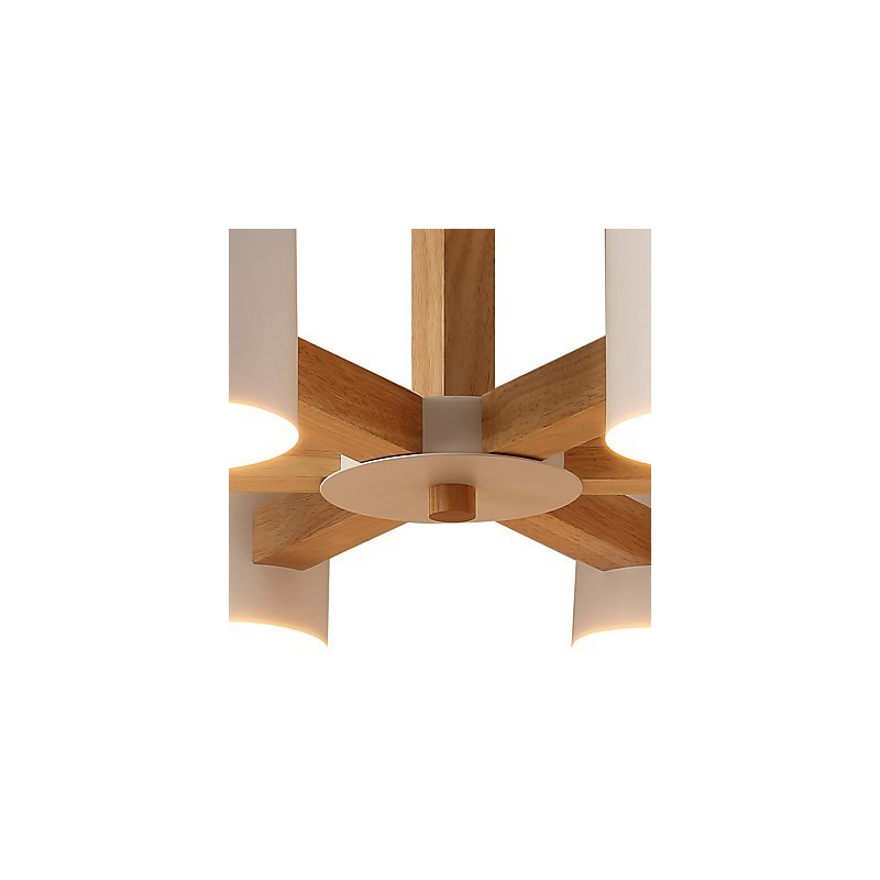 Luster so 6 svetlami Moderné Súčasné Tradičné Klasické Vintage Vidiecke Drevo Funkcia dreva