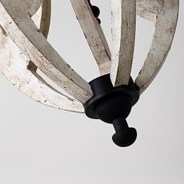 Vintage Maľba Funkcia Mini štýl drevené bambusové luster Lampa ozdobná závesná lampa