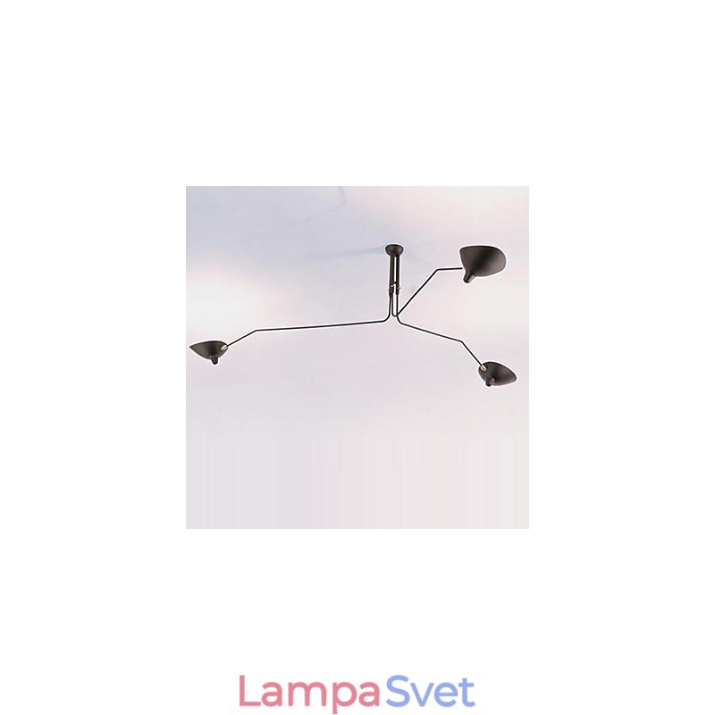 Kovový luster modernej súčasnej maľby pre dizajnérov