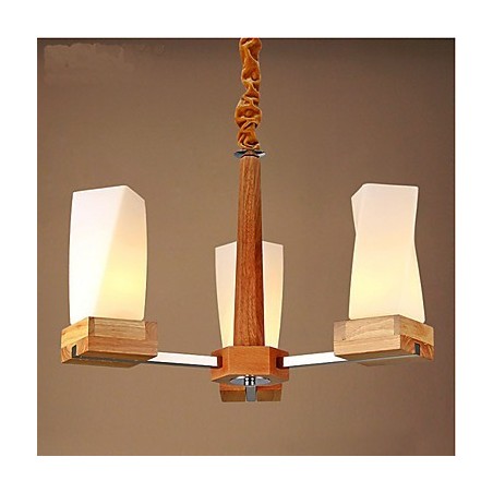 Jednoduché umelecké osvetlenie Stropná lampa z masívneho dreva Creative Iiving Jednoduché umelecké osvetlenie Stropná lampa z masívneho dreva Creative Iiving