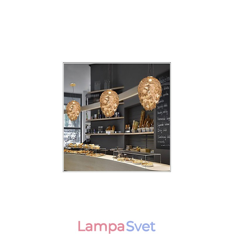 Tradičná klasická lucerna galvanicky pokovovaná pre kovový luster v mini štýle