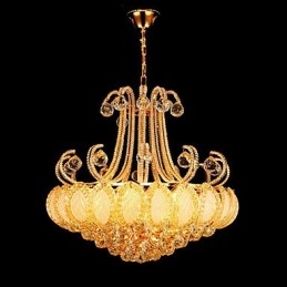 Moderný luxusný krištáľový luster závesné svietidlo priemer 50 cm obsahuje 8 žiaroviek