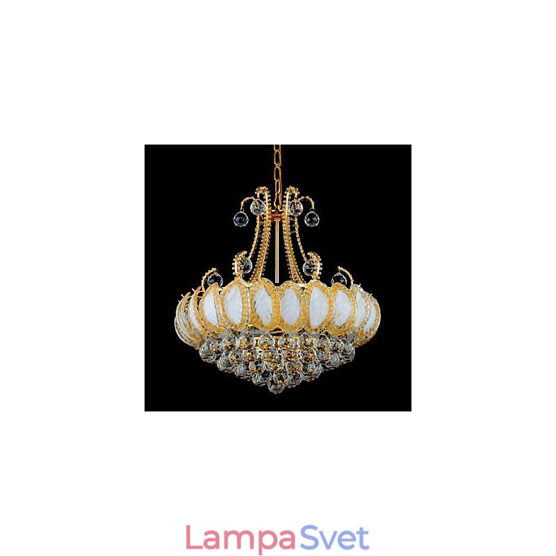Moderný luxusný krištáľový luster závesné svietidlo priemer 50 cm obsahuje 8 žiaroviek