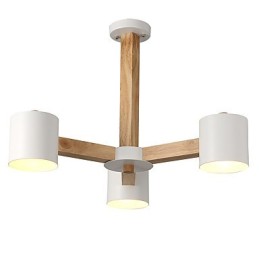Luster s 3 svetlami Moderné Súčasné Tradičné Klasické Vintage Vidiecke Drevo Funkcia dreva