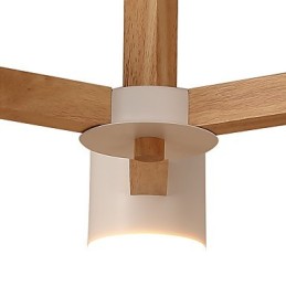 Luster s 3 svetlami Moderné Súčasné Tradičné Klasické Vintage Vidiecke Drevo Funkcia dreva