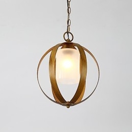Loft Kovová maľba v americkom industriálnom štýle Farba so sklom Európsky luster Lampa interiérová ozdobná závesná lampa