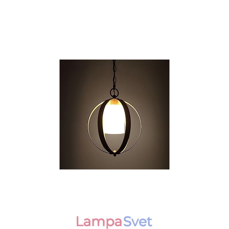 Loft Kovová maľba v americkom industriálnom štýle Farba so sklom Európsky luster Lampa interiérová ozdobná závesná lampa