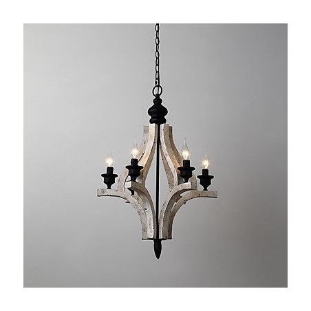 Vintage Maľba Funkcia Mini štýl drevené bambusové luster Lampa ozdobná závesná lampa Vintage Maľba Funkcia Mini štýl drevené bambusové luster Lampa ozdobná závesná lampa
