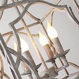 Vintage kovová americká priemyselná loftová maľba európska lustrová lampa interiérová ozdobná závesná lampa