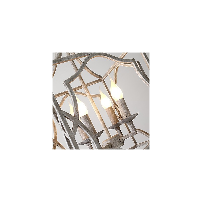 Vintage kovová americká priemyselná loftová maľba európska lustrová lampa interiérová ozdobná závesná lampa