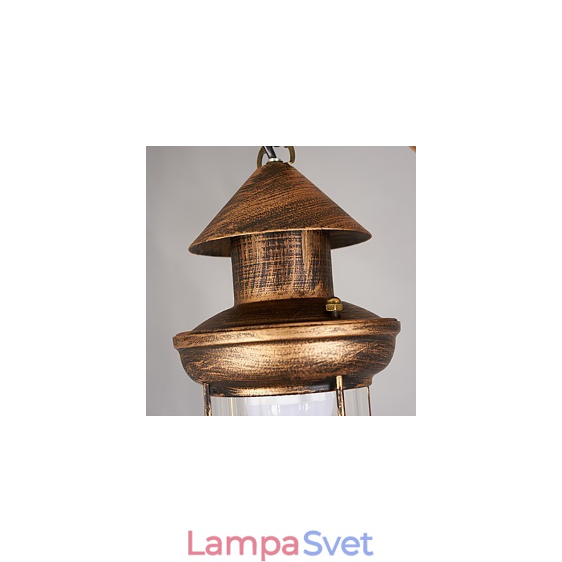 Rustic Lodge Globe Vintage retro vidiecka maľba pre dizajnérov v mini štýle Kovový luster