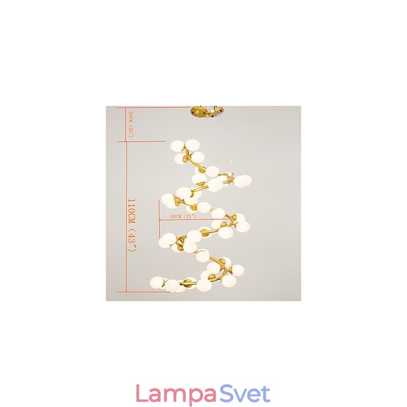 Personalizované umelecké lustrové lampy