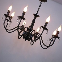 Krištáľová lampa v európskom štýle Lampa s odevmi Lampy a lampáše Dekorácia Projekt Droplight