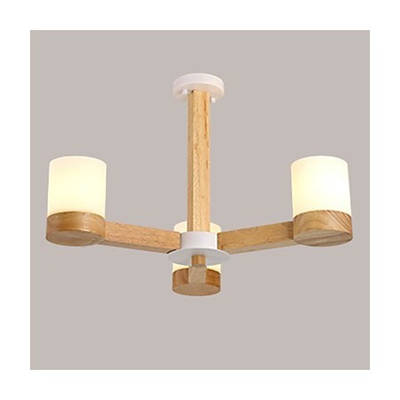 Luster s 3 svetlami Moderné Súčasné Tradičné Klasické Vintage Vidiecke Drevo Funkcia dreva Luster s 3 svetlami Moderné Súčasné Tradičné Klasické Vintage Vidiecke Drevo Funkcia dreva