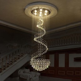 Moderné krištáľové stropné lusterové svietidlá Vnútorné závesné svietidlá Deco svietidlá
