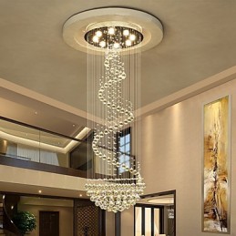 Moderné krištáľové stropné lusterové svietidlá Vnútorné závesné svietidlá Deco svietidlá