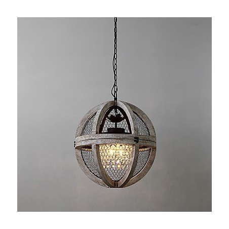 Vintage kovová americká priemyselná loftová maľba drevená lusterová lampa interiérová ozdobná závesná lampa Vintage kovová americká priemyselná loftová maľba drevená lusterová lampa interiérová ozdobná závesná lampa