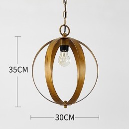 Loft Kovový Americký priemyselný štýl Farba maľby Európsky luster Lampa interiérová ozdobná závesná lampa