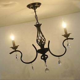 Krištáľový luster v európskom štýle Malý luster Jednoduché kreatívne lampy