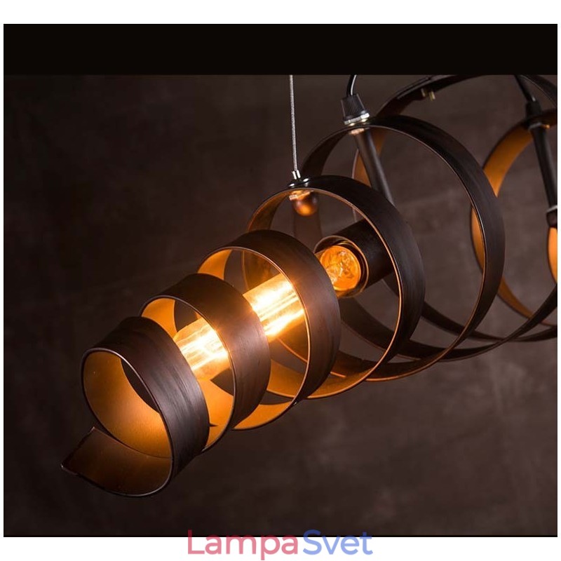 Retro Iron Lamp Moderný minimalistický luster v industriálnom štýle