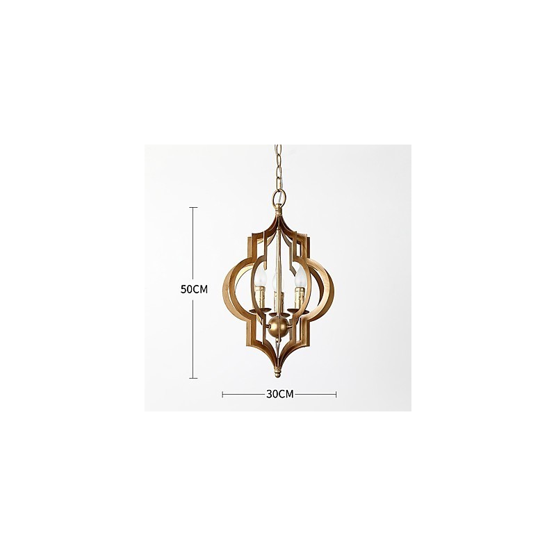 Vintage kovová americká priemyselná loftová maľba európska lusterová lampa interiérová ozdobná závesná lampa