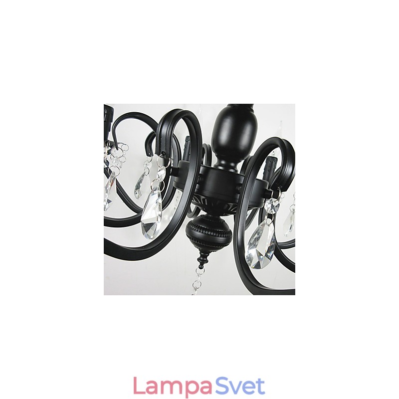Krištáľový luster v európskom štýle kovaná lampa Kreatívne sviečkové lampy a lucerny
