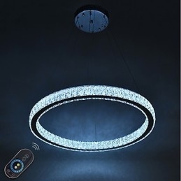 Stmievateľné kruhové stropné svietidlo Indoo Závesné svetlo Moderné lustrové osvetlenie Lustrová lampa s diaľkovým ovládaním