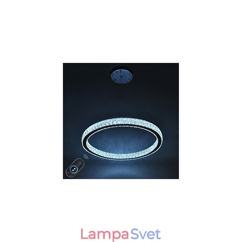 Stmievateľné kruhové stropné svietidlo Indoo Závesné svetlo Moderné lustrové osvetlenie Lustrová lampa s diaľkovým ovládaním