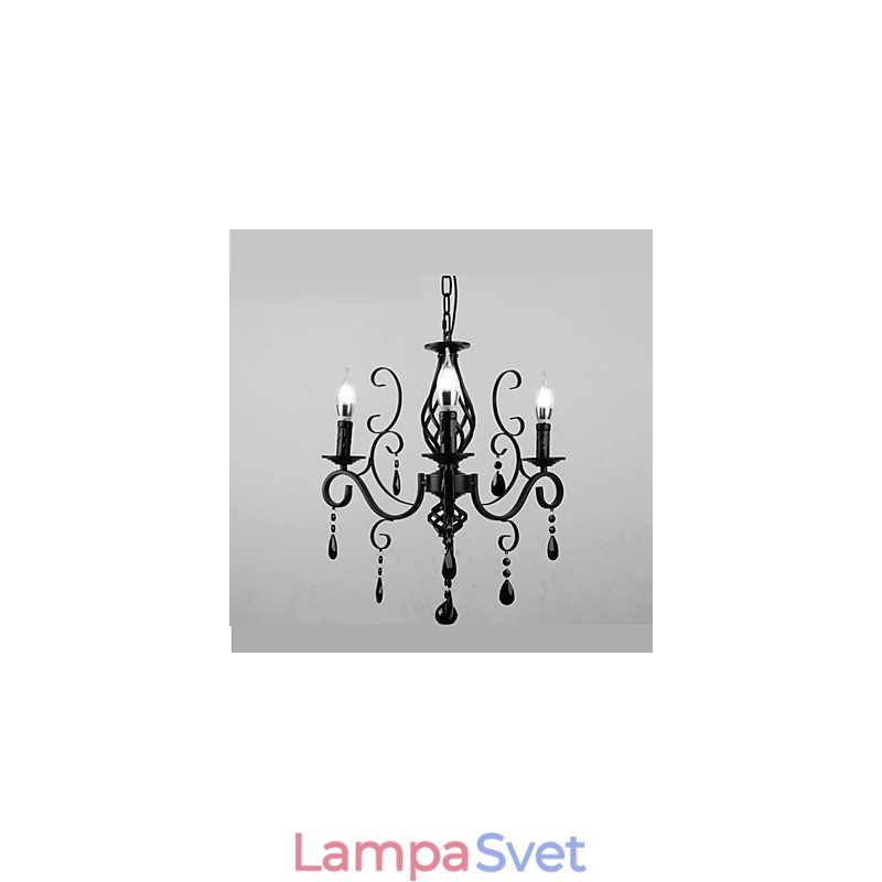 Krištáľová lampa 3 ľahké moderné jednoduché nové osvetlenie