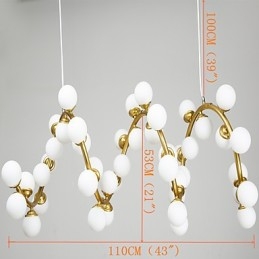 Personalizované umelecké lustrové lampy