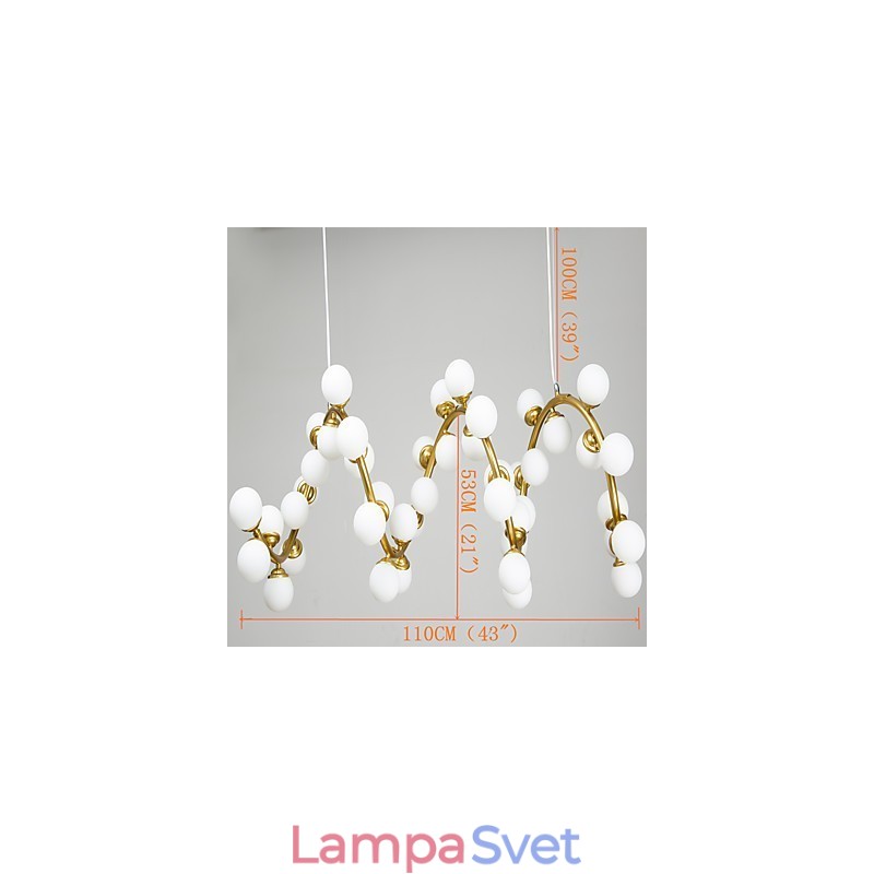 Personalizované umelecké lustrové lampy