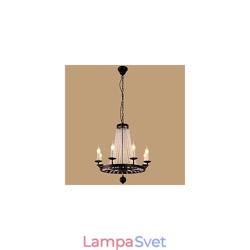 8 svetiel Luster Moderné Súčasné Tradičné Klasické Rustikálne Lodge Vintage Retro Lucerna Bubon Country Island Globe Misa
