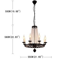 8 svetiel Luster Moderné Súčasné Tradičné Klasické Rustikálne Lodge Vintage Retro Lucerna Bubon Country Island Globe Misa