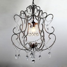 Moderný luster Design Vintage Luster Loft Crystal Light Fixture Luster Závesná lampa