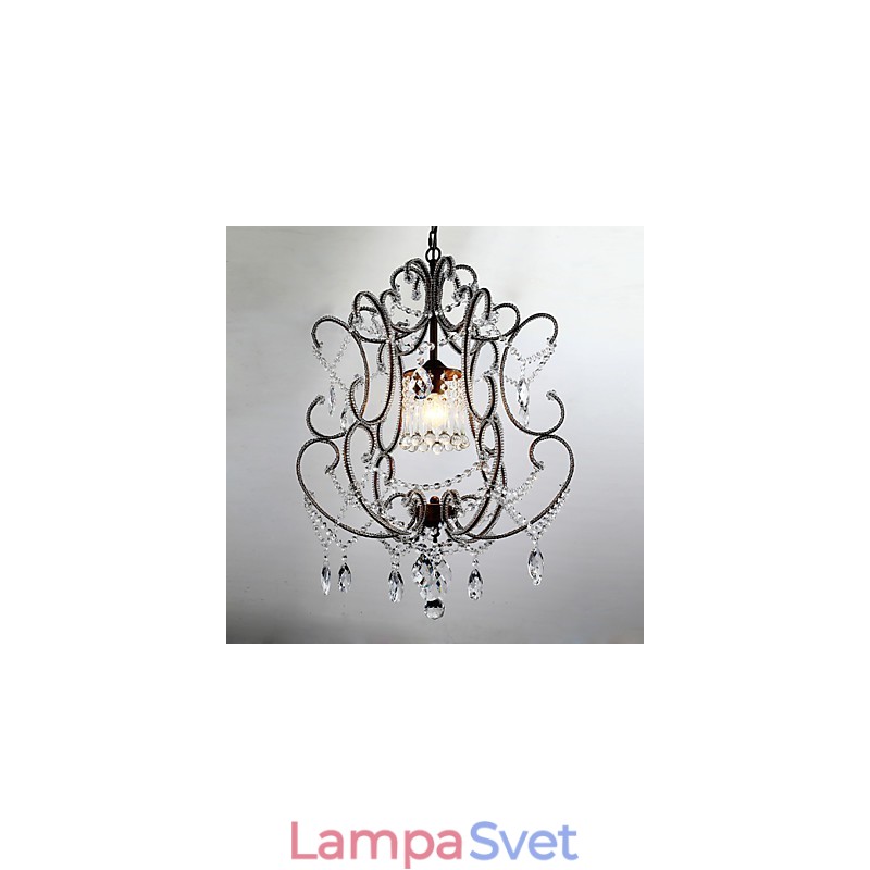 Moderný luster Design Vintage Luster Loft Crystal Light Fixture Luster Závesná lampa