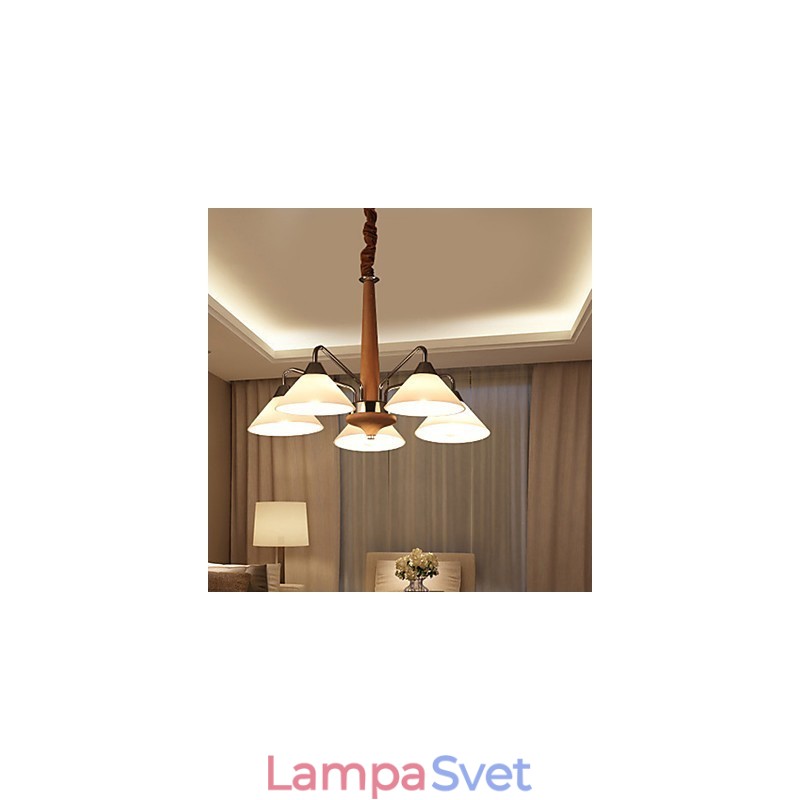 5 Ľahký moderný súčasný luster pre