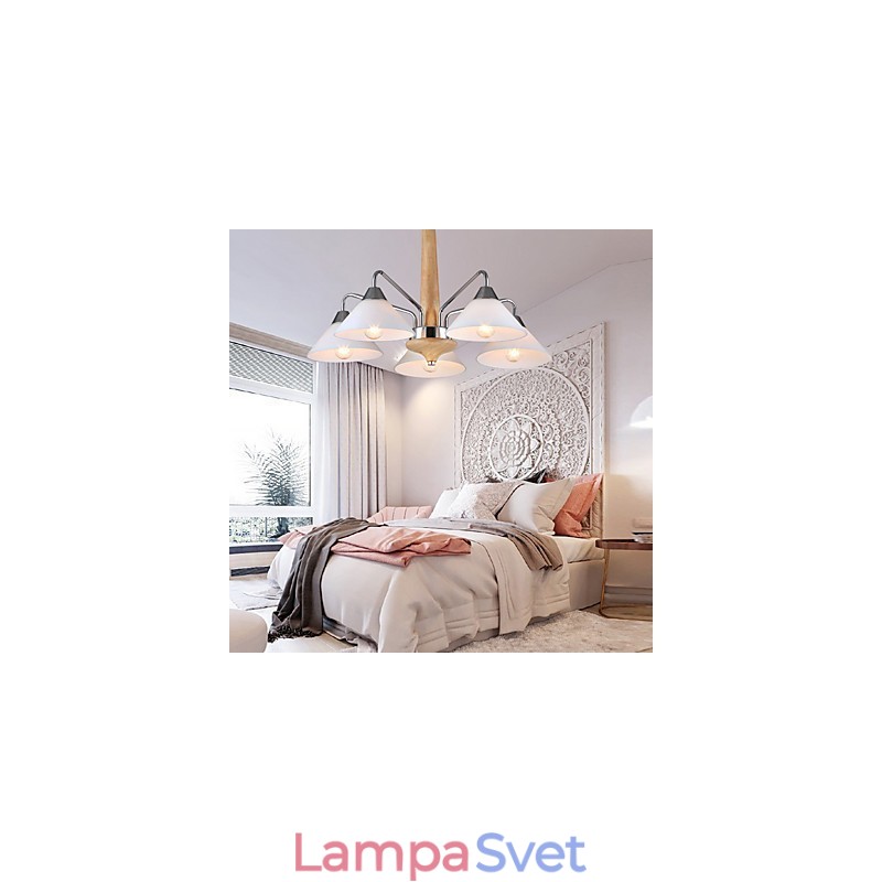 5 Ľahký moderný súčasný luster pre