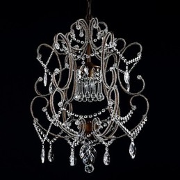 Moderný luster Design Vintage Luster Loft Crystal Light Fixture Luster Závesná lampa