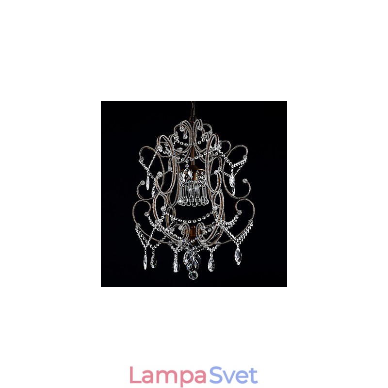 Moderný luster Design Vintage Luster Loft Crystal Light Fixture Luster Závesná lampa