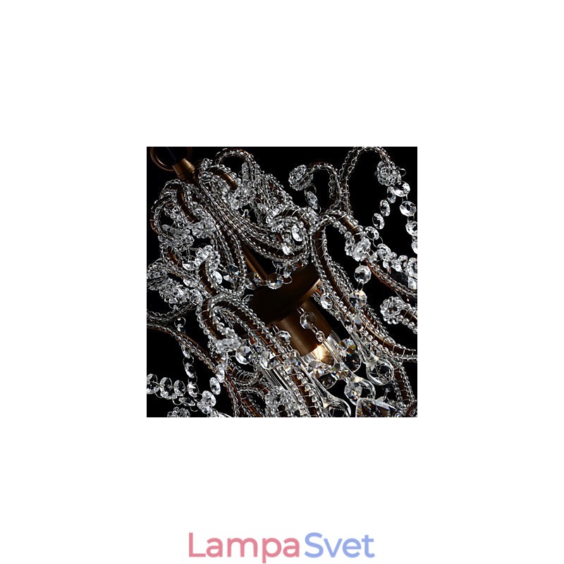 Moderný luster Design Vintage Luster Loft Crystal Light Fixture Luster Závesná lampa