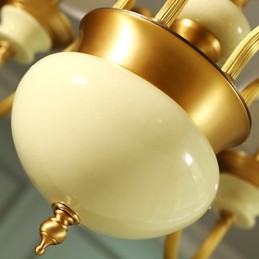 Celomedený luster Jade dekoratívny luster D