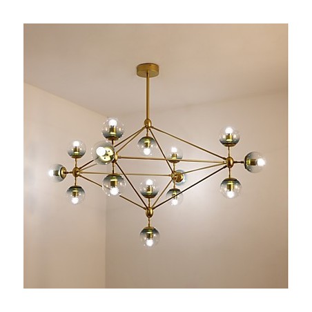 Pätnásť svetelných stĺpikov v modernom európskom štýle Modo Kovová sklenená závesná lampa vo vstupnej hale Ozdobte priemyselnú lusterovú lampu Pätnásť svetelných stĺpikov v modernom európskom štýle Modo Kovová sklenená závesná lampa vo vstupnej hale Ozdobte priemyselnú lusterovú lampu