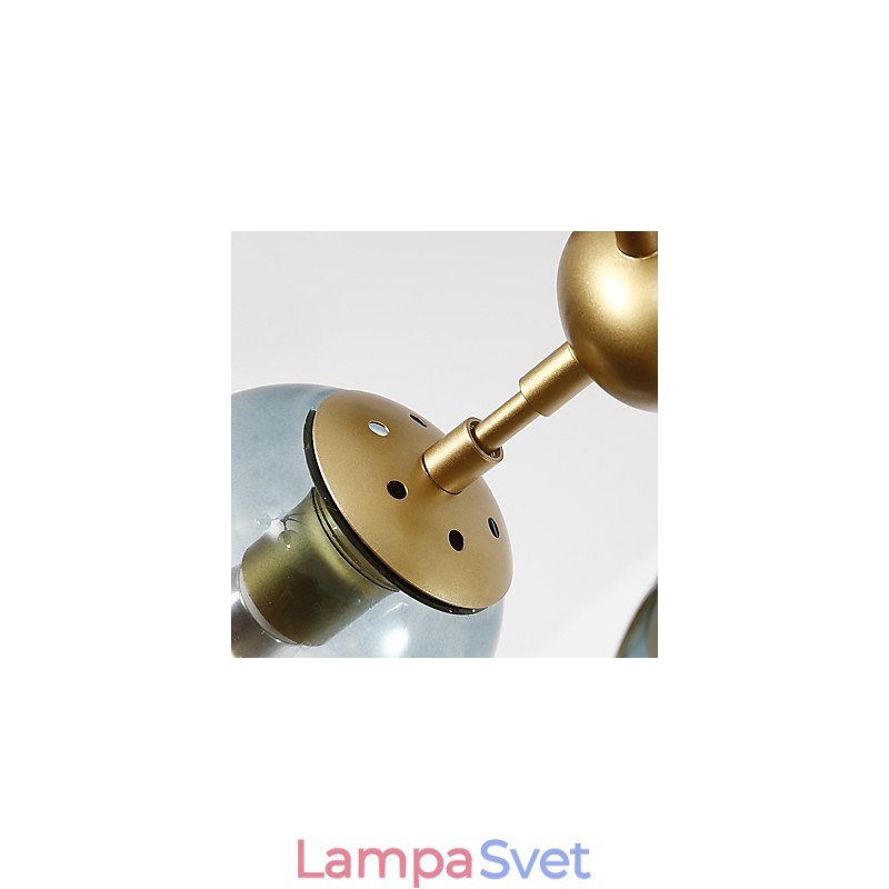 Závesná lampa v štýle Ten Light Post v modernom európskom štýle Modo Kovové sklenené predsiene Ozdobte priemyselnú lusterovú lampu