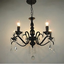 Novinka Svietidlá Európsky štýl Kovaná lampa Originalita Individualita Dekorácia Sviečková lampa Luster