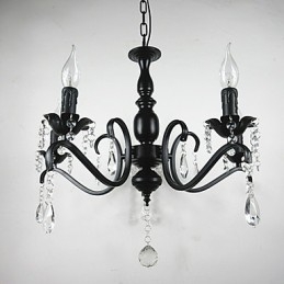 Novinka Svietidlá Európsky štýl Kovaná lampa Originalita Individualita Dekorácia Sviečková lampa Luster
