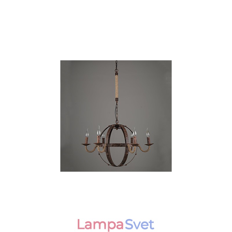 Vintage kovový luster