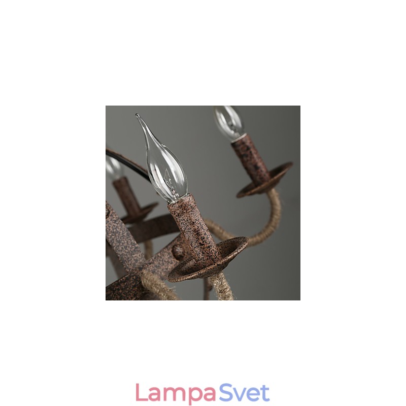 Vintage kovový luster