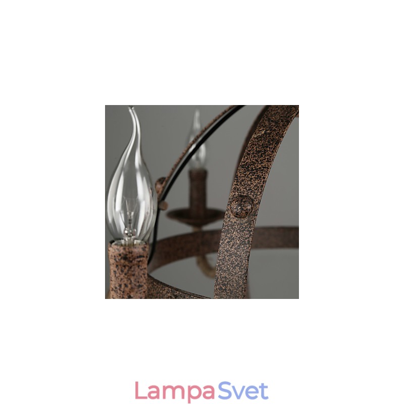 Vintage kovový luster
